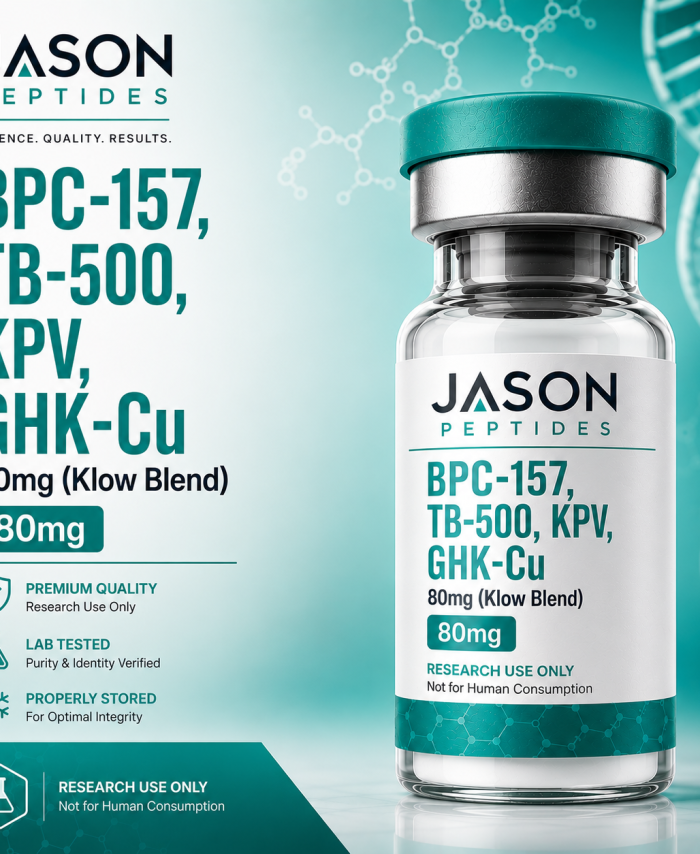 BPC-157, TB-500, KPV, GHK-Cu 80mg (Klow Blend)